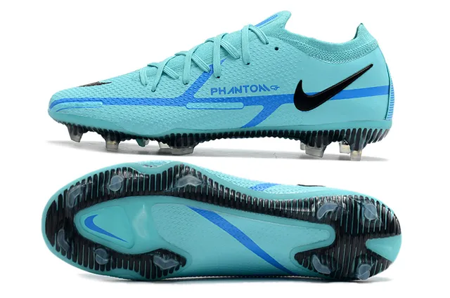 Nike Phantom GT কালো লাল নিট আপার লো-কাট বুটি কলার ফার্ম-গ্রাউন্ড সকার শোজ 10