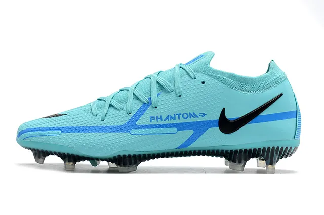 Nike Phantom GT কালো লাল নিট আপার লো-কাট বুটি কলার ফার্ম-গ্রাউন্ড সকার শোজ 13