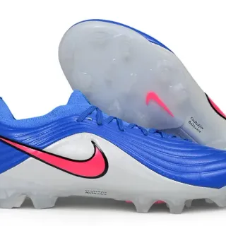 Nike Phantom GT Blue Pink White Firm-Ground Soccer Shoes