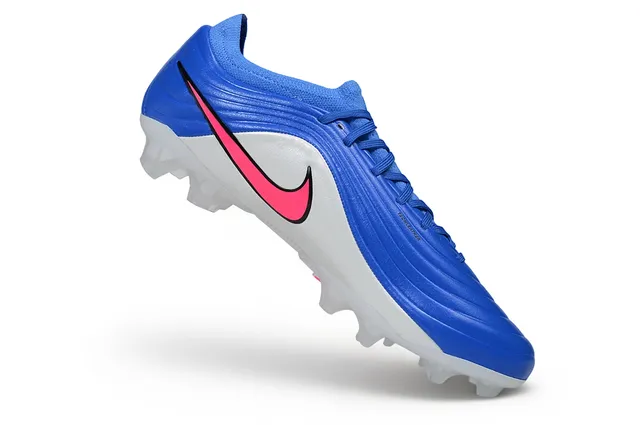 Nike Phantom GT Blue Pink White Firm-Ground Soccer Shoes 2