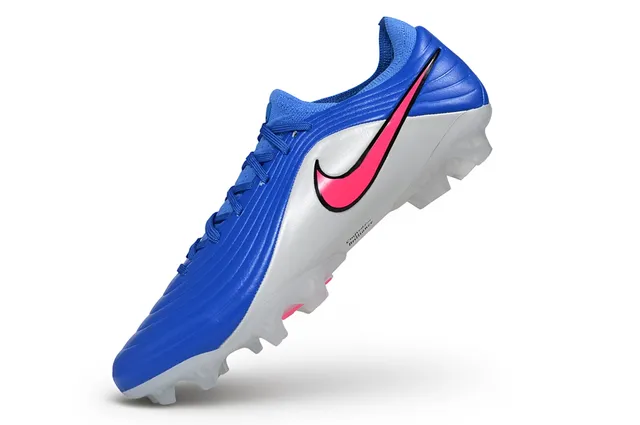 Nike Phantom GT Blue Pink White Firm-Ground Soccer Shoes 3