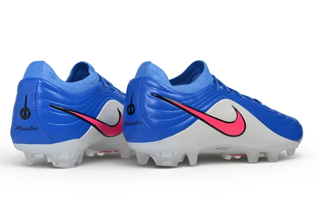 Nike Phantom GT Blue Pink White Firm-Ground Soccer Shoes 5