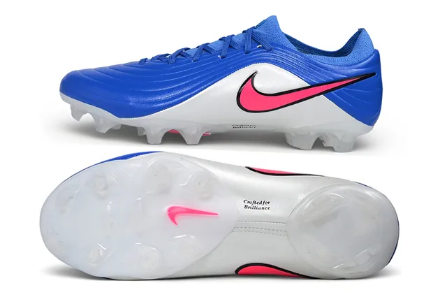 Nike Phantom GT Blue Pink White Firm-Ground Soccer Shoes 6