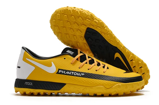 Nike Phantom GT Verde Azul Sapatos de Futebol para Relva de Corte Baixo com Colar de Ajuste a Meia, Parte Superior Sintética Texturizada 6