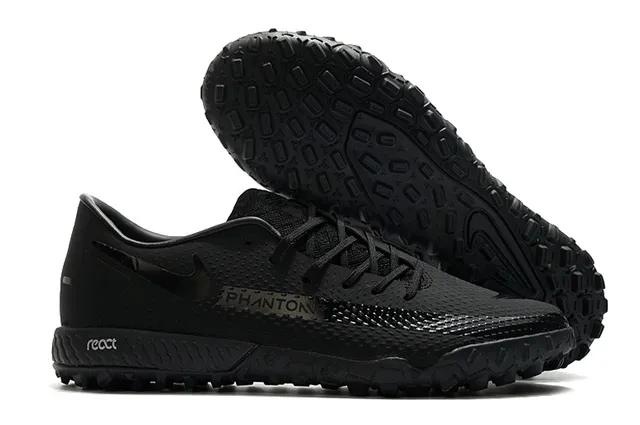 Nike Phantom GT Verde Azul Sapatos de Futebol para Relva de Corte Baixo com Colar de Ajuste a Meia, Parte Superior Sintética Texturizada 7