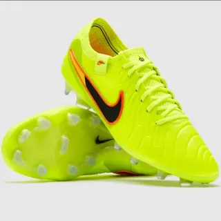 Nike Phantom GT Neon Yellow Black Orange FG أحذية كرة القدم