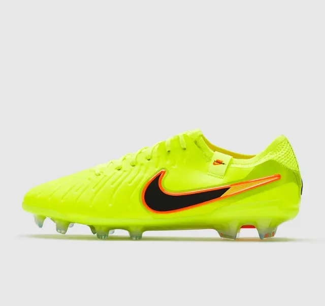 Nike Phantom GT Neon Yellow Black Orange FG Chuteiras de Futebol 6