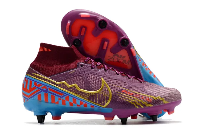 Nike Phantom GT 黄色橙色 高切 Flyknit 鞋面 Air Zoom 缓震 钉板足球鞋 2