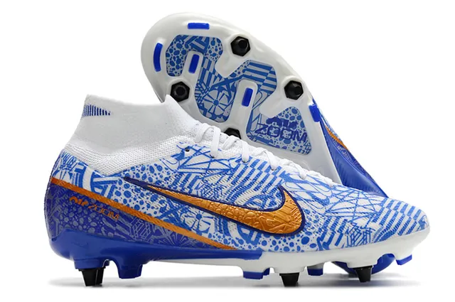 Nike Phantom GT 黄色橙色 高切 Flyknit 鞋面 Air Zoom 缓震 钉板足球鞋 3