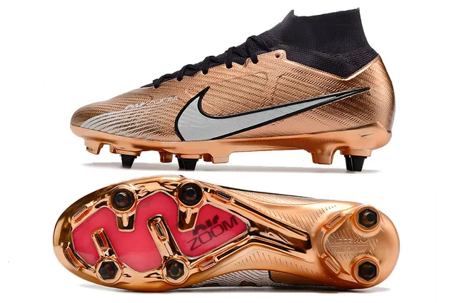 Nike Phantom GT 黄色橙色 高切 Flyknit 鞋面 Air Zoom 缓震 钉板足球鞋 9