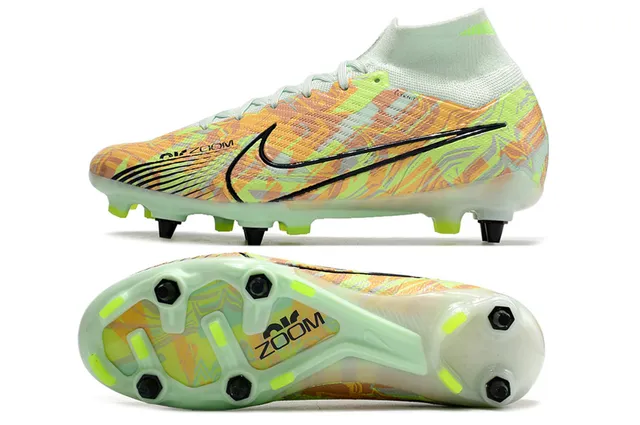 Nike Phantom GT 黄色橙色 高切 Flyknit 鞋面 Air Zoom 缓震 钉板足球鞋 15