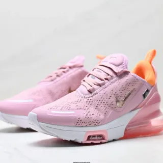 Nike Rosa Naranja Perforado Malla Ingenierizada Superior Translucida Gradiente Talón Air Unit Zapatillas de correr