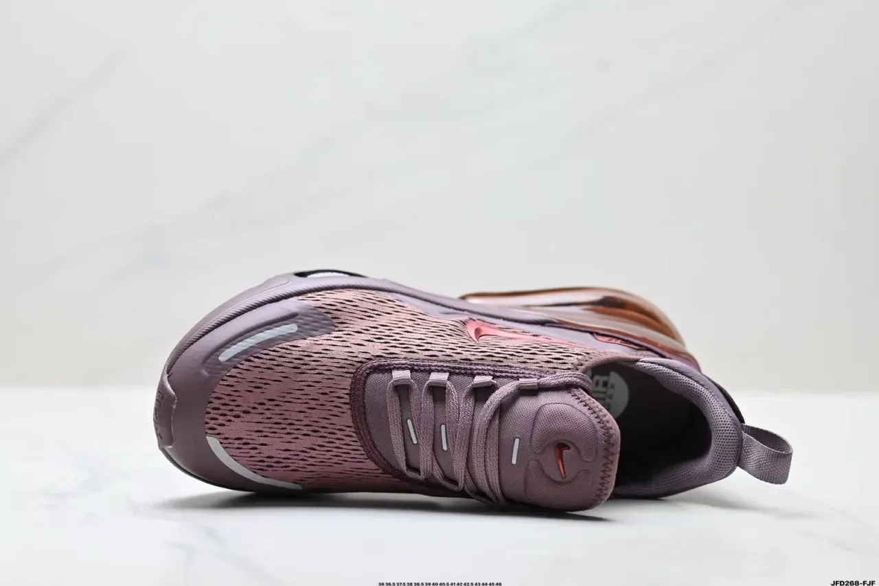 Nike Purple Pink Mesh Upper Visible Air Cushioning Lifestyle Sneakers 2