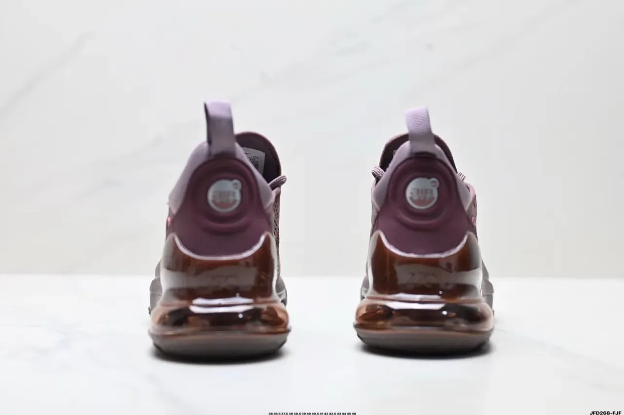 Nike Purple Pink Mesh Upper Visible Air Cushioning Lifestyle Sneakers 5
