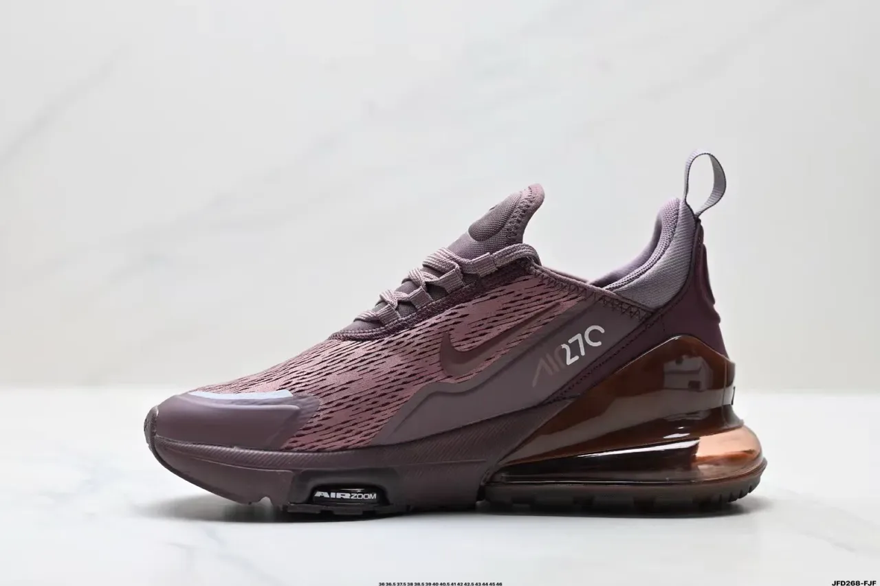 Nike Purple Pink Mesh Upper Visible Air Cushioning Lifestyle Sneakers 7