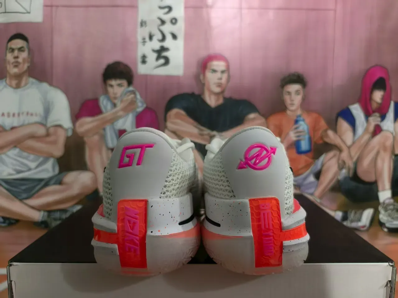 Nike React Phantom White Pink Knit Mesh Lifestyle Sneakers 3
