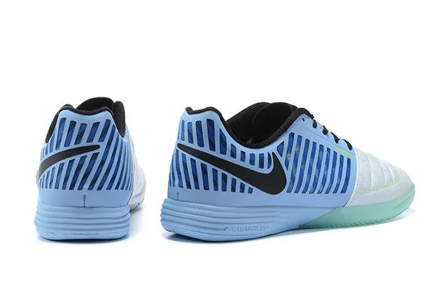 Nike أحمر أبيض كاج مودلد علوي مبطن مقدمة صناعية أحذية كرة القدم الداخلية 24