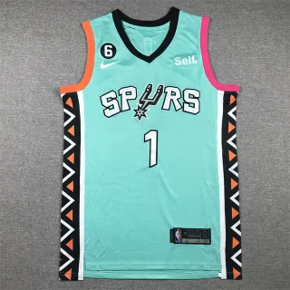 Nike San Antonio Spurs City Edition Mint Green Basketball Jersey