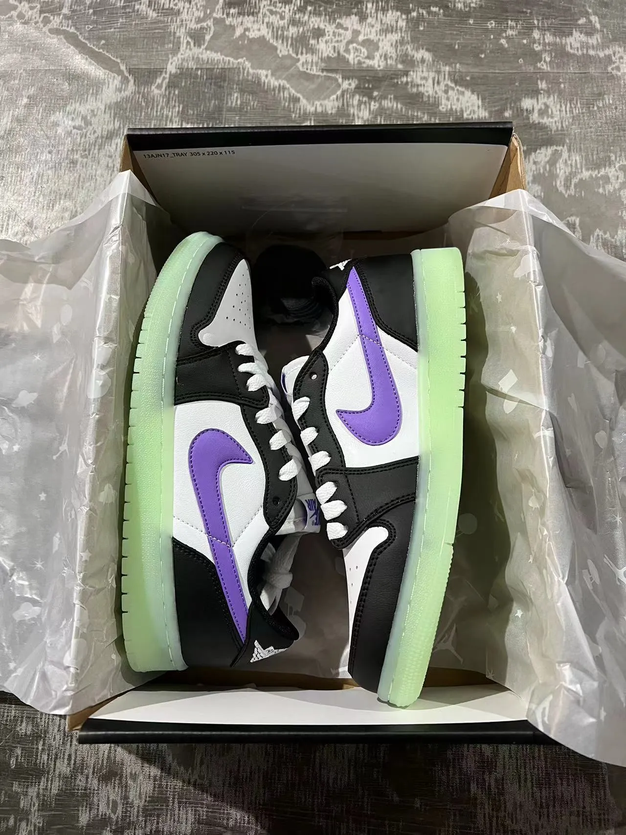 Nike SB Dunk Low Black Purple Leather And Synthetic Upper Lifestyle Sneakers 9