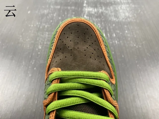 Nike SB Dunk Low Graffiti Print Olive Green أحذية تزلج 10