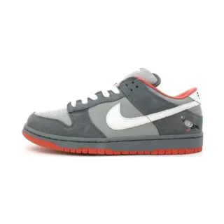 耐克 SB Dunk Low 灰橙鸽子滑板鞋