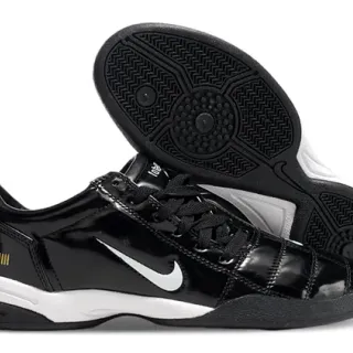 Nike Total 90 III Black and White Indoor Soccer Shoes