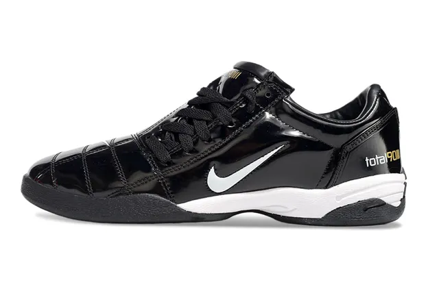 Nike Total 90 III Noir et Blanc Chaussures de Football Indoor 2