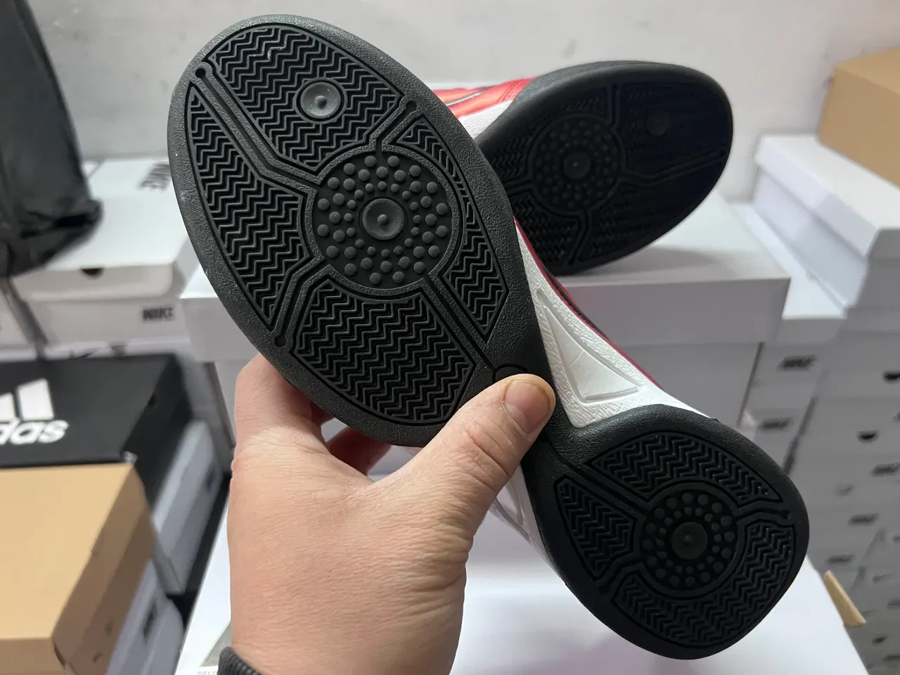 Nike Total 90 III Chaussures de football intérieur rouge métallique 2
