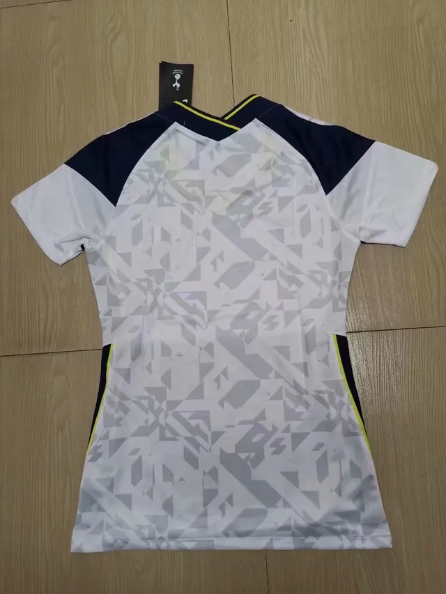 Nike Tottenham Hotspur FC خارجي أبيض أزرق بحري طباعة هندسية رمادية جيرسي 3