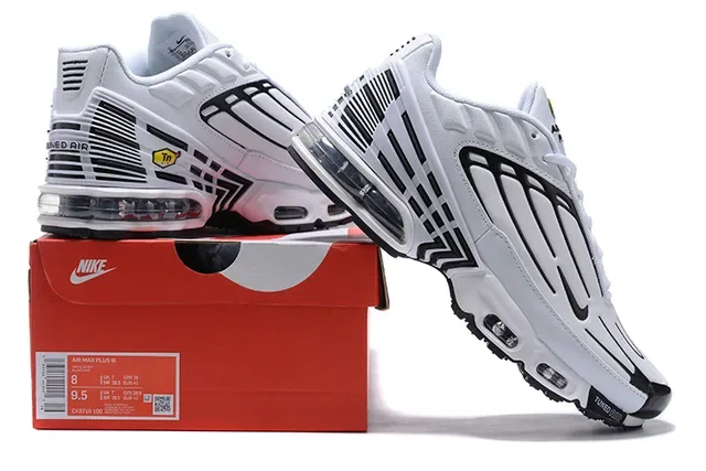 Nike Tuned Air White Black Multicolor Lifestyle Sneakers 13