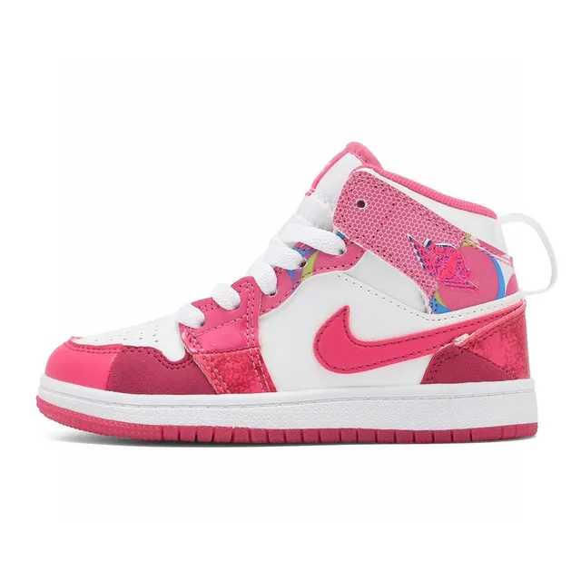 Nike White Blue High-Top Patchwork Paneling Basketball Shoes 11
