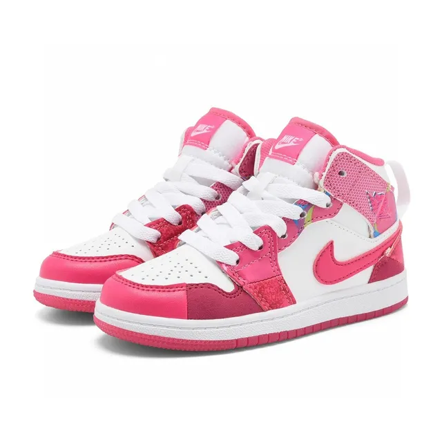 Nike White Blue High-Top Patchwork Paneling Basketball Shoes 17