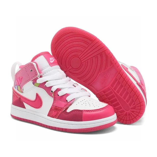 Nike White Blue High-Top Patchwork Paneling Basketball Shoes 18