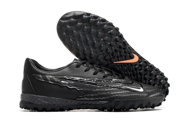 Nike Blanc Bleu Basse à Clous Synthétique Maille Supérieure Gazon Chaussures de Football 2
