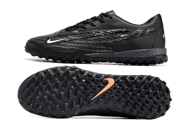 Nike Blanc Bleu Basse à Clous Synthétique Maille Supérieure Gazon Chaussures de Football 3
