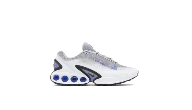 Nike White Blue Mesh Upper Exposed Cushioning Pods Lifestyle Sneakers 4