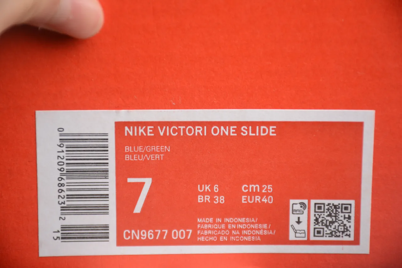 Nike White Gray Single-Strap Slide Molded Footbed Slippers 2