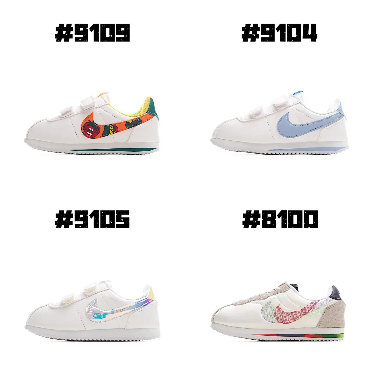 Nike White Green Laceless Strap Closure Rounded Toe Lifestyle Sneakers 3