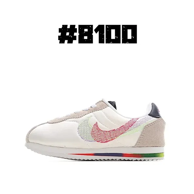 Nike White Green Laceless Strap Closure Rounded Toe Lifestyle Sneakers 5