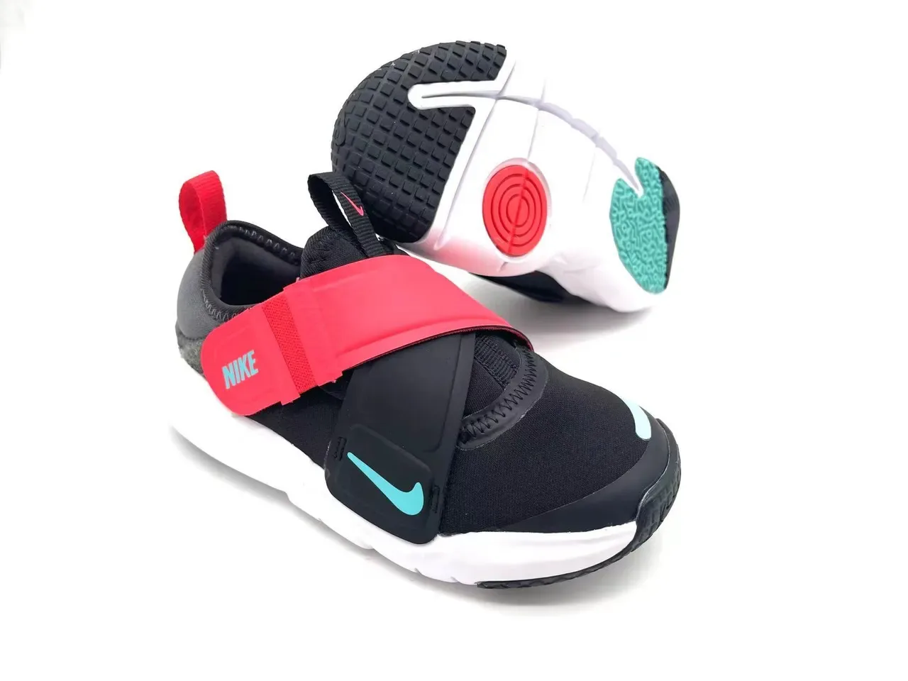 Nike White Purple Strap-Closure Low-Top Lifestyle Sneakers 14
