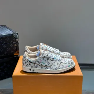 Nike x Louis Vuitton Dunk Low Monogram Print लाइफस्टाइल स्नीकर