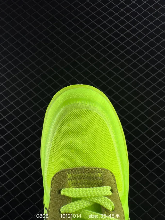 Nike x Off-White Air Force 1 Neon Lime Lifestyle Sneakers 3