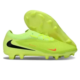 Nike أصفر أسود Low-Cut أعلى قفص اصطناعي أرض صلبة أحذية كرة القدم