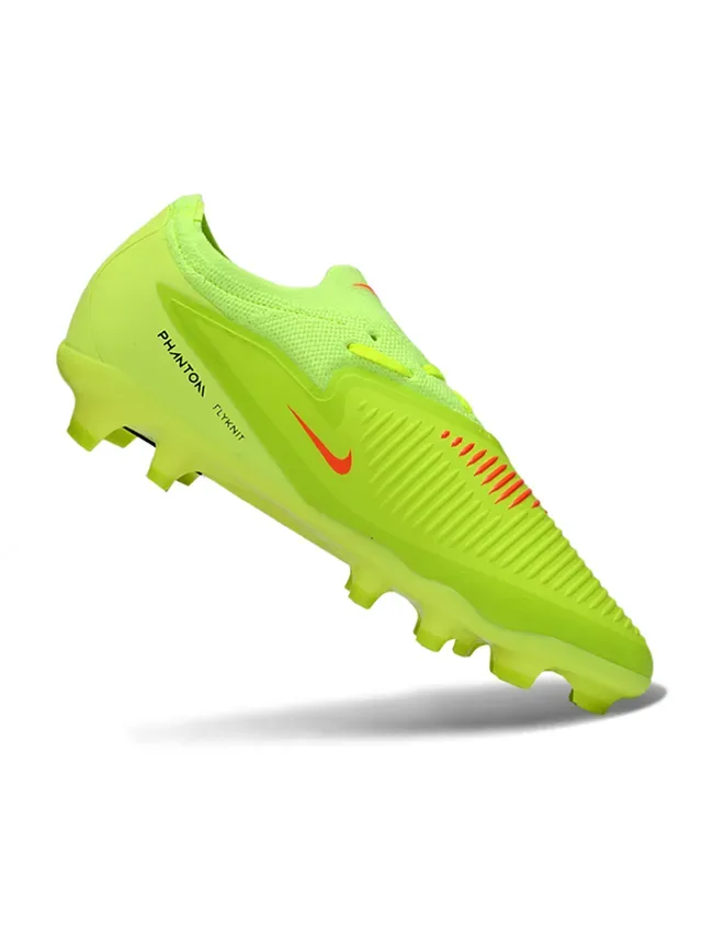 Nike Jaune Noir Low-Cut Upper Synthétique Cage Terrain Ferme Chaussures de Football 2