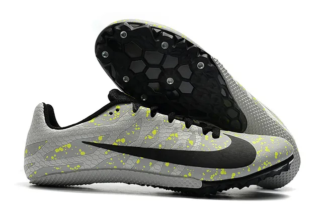 Nike Amarillo Azul Bajo Corte Spike de Carreras Panal Tracción Placa Zapatos de Running 11