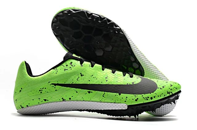 Nike Amarillo Azul Bajo Corte Spike de Carreras Panal Tracción Placa Zapatos de Running 18
