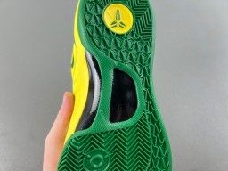 Nike Yellow Green Low-Top Synthetic-Mesh Upper Basketball Shoes 10