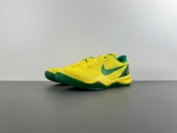 Nike Yellow Green Low-Top Synthetic-Mesh Upper Basketball Shoes 11