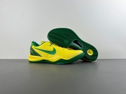 Nike Yellow Green Low-Top Synthetic-Mesh Upper Basketball Shoes 13