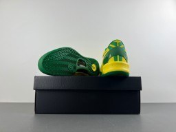 Nike Yellow Green Low-Top Synthetic-Mesh Upper Basketball Shoes 16